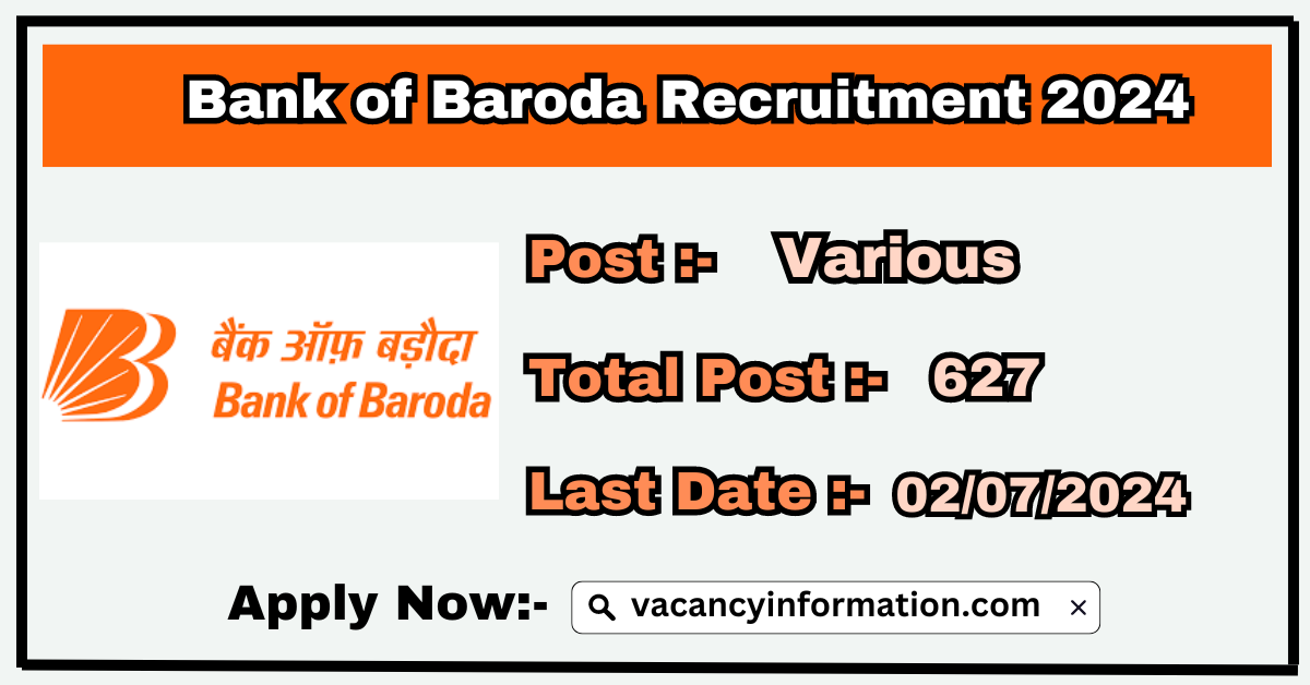 Bank of Baroda Recruitment 2024