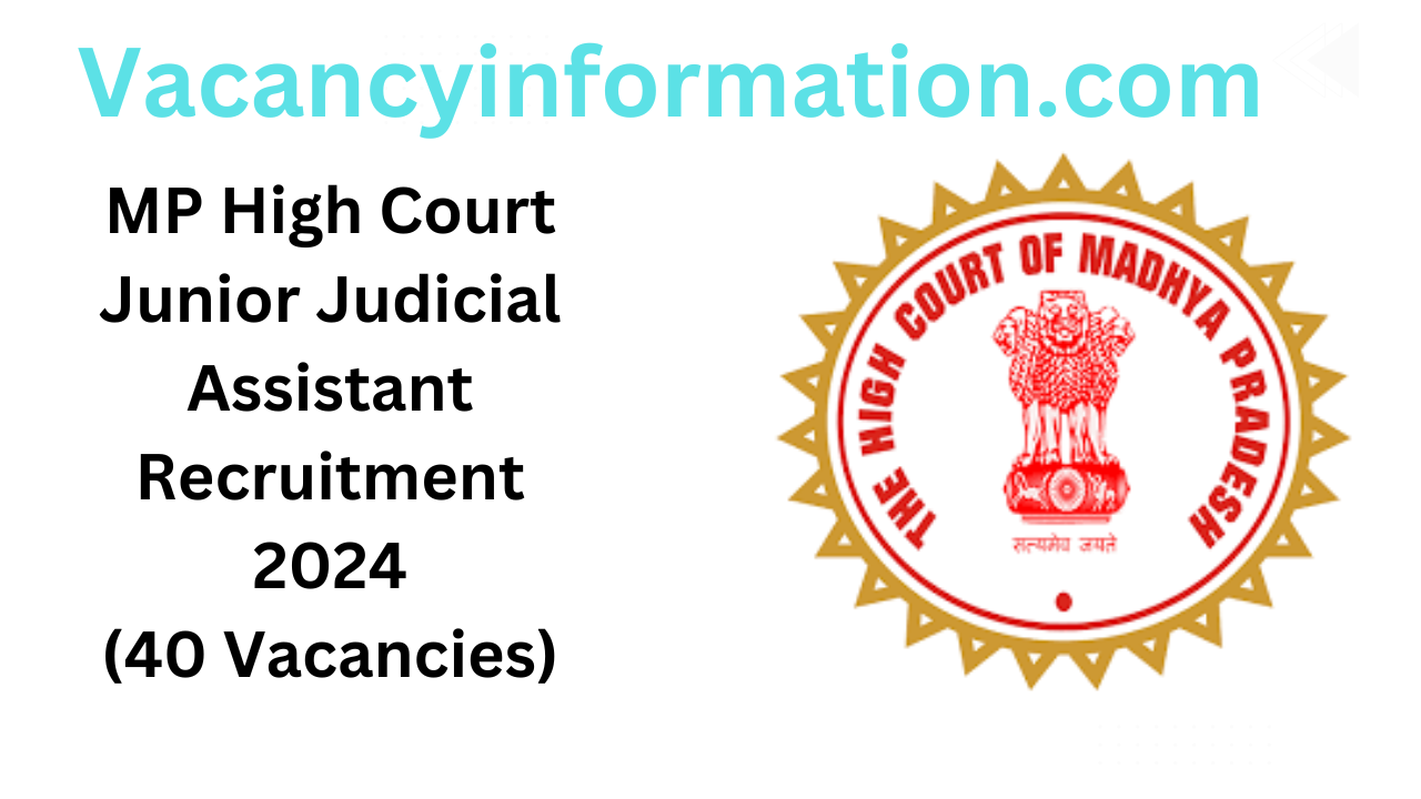 MP High Court Junior Judicial Assistant Recruitment 2024