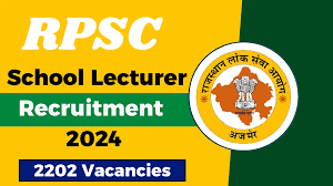 RPSC PGT Teacher Vacancy Online Form