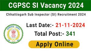 CGPSC Sub Inspector Vacancy Online Form